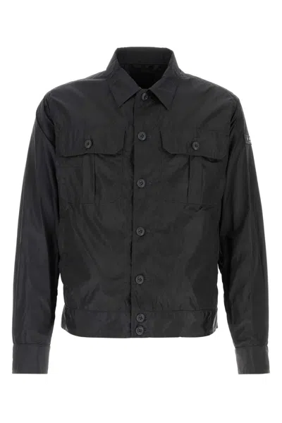 Tatras Charcoal Nylon Kanu Jacket In Black