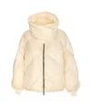 Tatras High Neck Hooded Down Jacket In Neutral