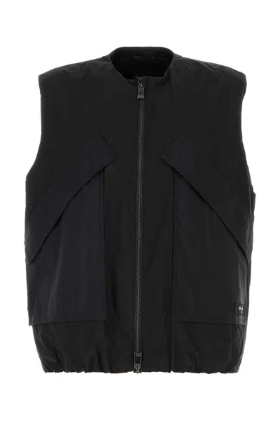 Tatras Cotton-silk Blend Vest For Men In Black