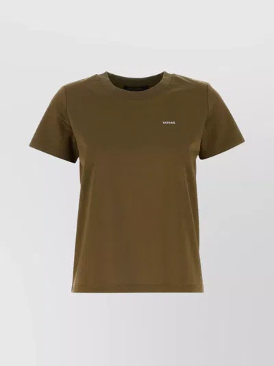 TATRAS CREW NECK SHORT SLEEVE COTTON TOP