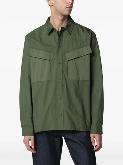 Tatras Long Sleeve Shirt Chest Pockets Design In Green