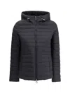 Tatras Hooded Quilted Puffer Jacket In Black