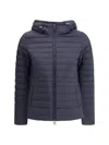 Tatras Hooded Quilted Puffer Jacket In Blue
