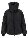 Tatras Insulated Nylon Jacket High Collar In Black