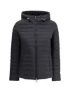 Tatras Hooded Quilted Puffer Jacket In Black