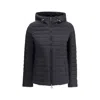 Tatras Hooded Quilted Puffer Jacket In Black