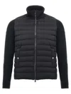 Tatras Padded Jacket With Ribbed Collar And Cuffs In Black