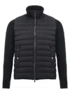Tatras Padded Jacket With Ribbed Collar And Cuffs In Black
