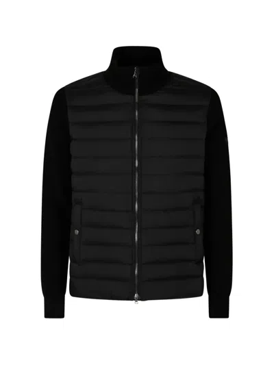 Tatras Hender Padded-panel Knitted Jacket In Black