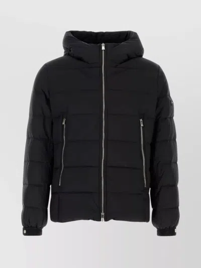 Tatras Hooded Nylon Down Jacket And Pockets In Black