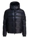 Tatras Quilted Hooded Jacket With Side And Arm Pockets In Black
