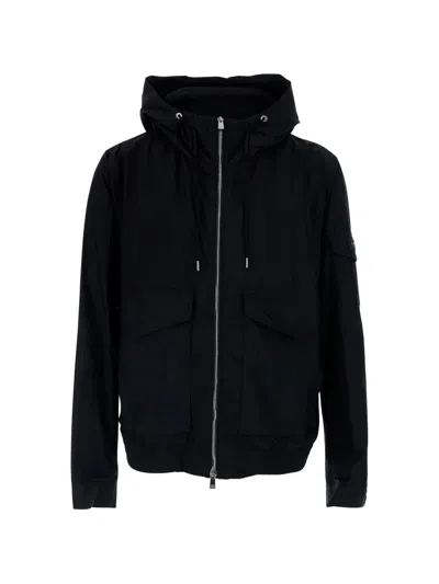 Tatras Hooded Pocket Jacket In Black