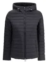 Tatras Hooded Quilted Puffer Jacket In Black