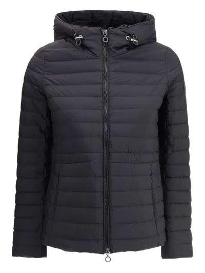 Tatras Hooded Quilted Puffer Jacket In Black