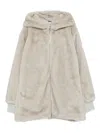 Tatras Hooded Zip-up Jacket In Neutral