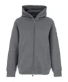 Tatras Baccaro Grey Sweatshirt With Hood And Logo Patch On The Sleeve In Cotton Man In Gray