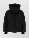 Tatras Insulated Nylon Jacket High Collar In Black