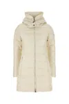 Tatras Long Quilted Hooded Down Jacket With Side Pockets