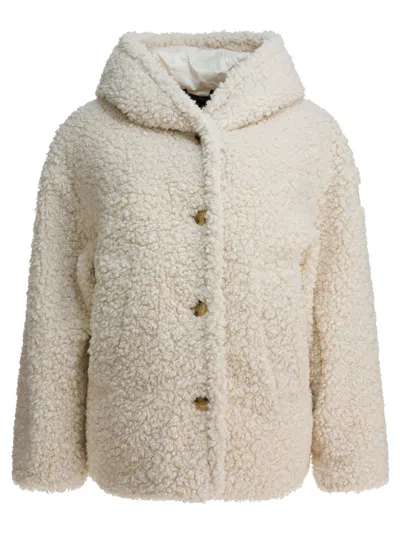 Tatras Ivory Pedara Teddy Jacket In Neutral