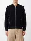 Tatras Gavrio Bomber Jacket Textured Fabric Ribbed Cuffs In Black