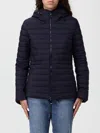 Tatras Black Down Jacket With Drawstring Hood In Tech Fabric Woman In Blue