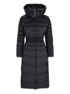 Tatras Quilted Long Jacket High Collar In Black