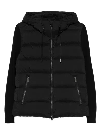 Tatras Keitei Hooded Quilted Jacket In Black