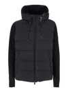 Tatras Keitie Black Down Jacket With Drawstring Hood And Logo Patch On The Side In Tech Fabric Man In Black