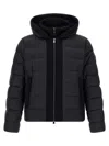 Tatras Liko Black Down Jacket With Drawstring Hood And Logo Patch On The Side In Tech Fabric Man In Black