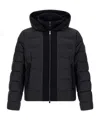 Tatras Liko Black Down Jacket With Drawstring Hood And Logo Patch On The Side In Tech Fabric Man In Black