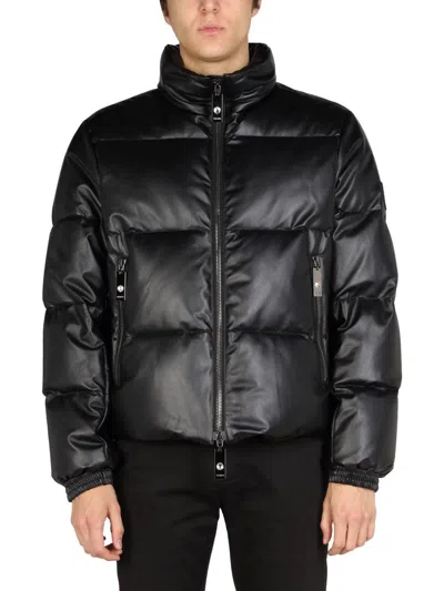 Tatras X Sfera Ebbasta Logo Embroidery Puffer Jacket In Black
