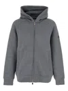Tatras Baccaro Grey Sweatshirt With Hood And Logo Patch On The Sleeve In Cotton Man In Gray