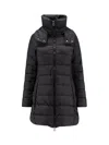 Tatras Long Nylon Down Jacket In Black