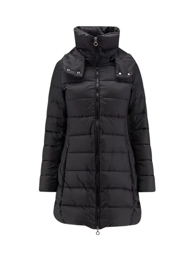 Tatras Long Nylon Down Jacket In Black