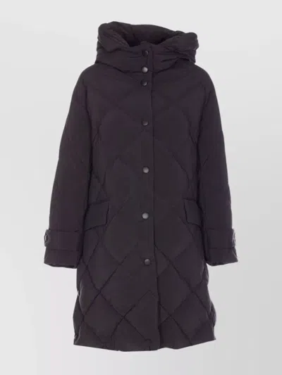 TATRAS LONG PADDED JACKET WITH HOOD AND POCKETS