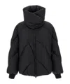 Tatras Long Sleeve Cotton Coat In Black