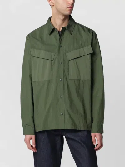 Tatras Long Sleeve Shirt Chest Pockets Design In Green