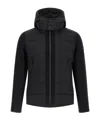 Tatras Long-sleeved Cotton-padded Jacket In Black