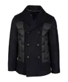 Tatras Nardus Peacoat Wool Beaver Coats Blue In Blue