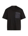 Tatras Man T-shirt Black Size 6 Cotton, Polyamide In Black