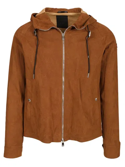 Tatras Marill Jacket In Eco-suede In Brown