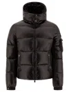 Tatras Belbo Black Down Jacket With Hood And Logo Patch On The Side In Tech Fabric Man In Black