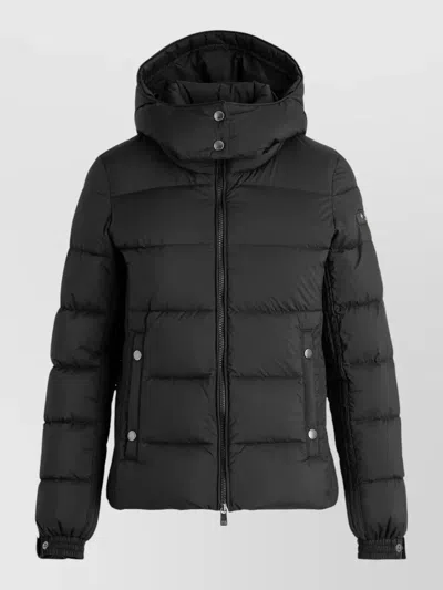 Tatras Mirel Hooded Padded Coat Long Sleeves In Black