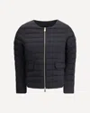 Tatras Noko Chanel Dwon Jkt Nylon Taffeta Jackets Blue In Black