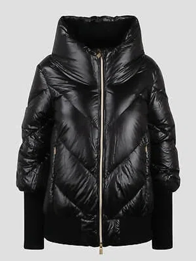 Pre-owned Tatras Nylon Down Jacket In Black