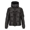 Tatras Belbo Black Down Jacket With Hood And Logo Patch On The Side In Tech Fabric Man In Black