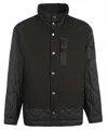 Tatras Quilted Patchwork Casual Jacket In Black