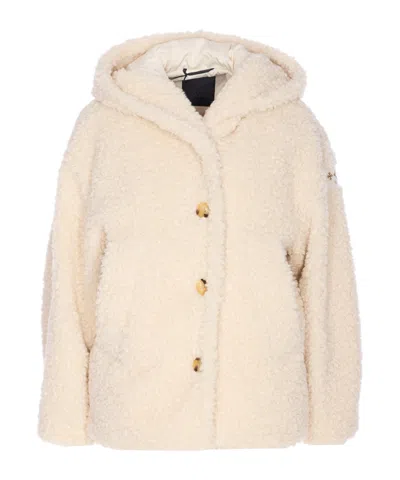 Tatras Pedara Teddy Casual Jacket In Neutral