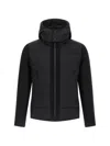 Tatras Long-sleeved Cotton-padded Jacket In Black