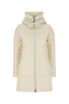 Tatras Long Quilted Hooded Down Jacket With Side Pockets